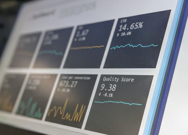 Graphique de performance et gains de productivité